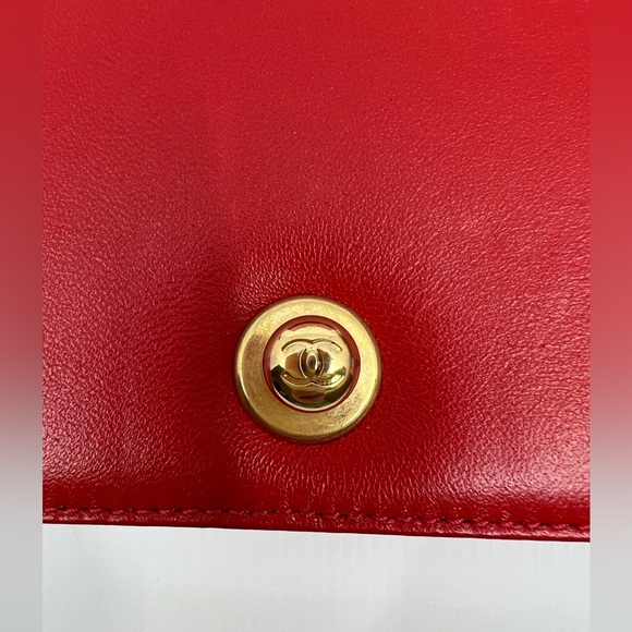 Chanel Red Medium Quilted Boy Bag LGHW - Picture 9 of 16
